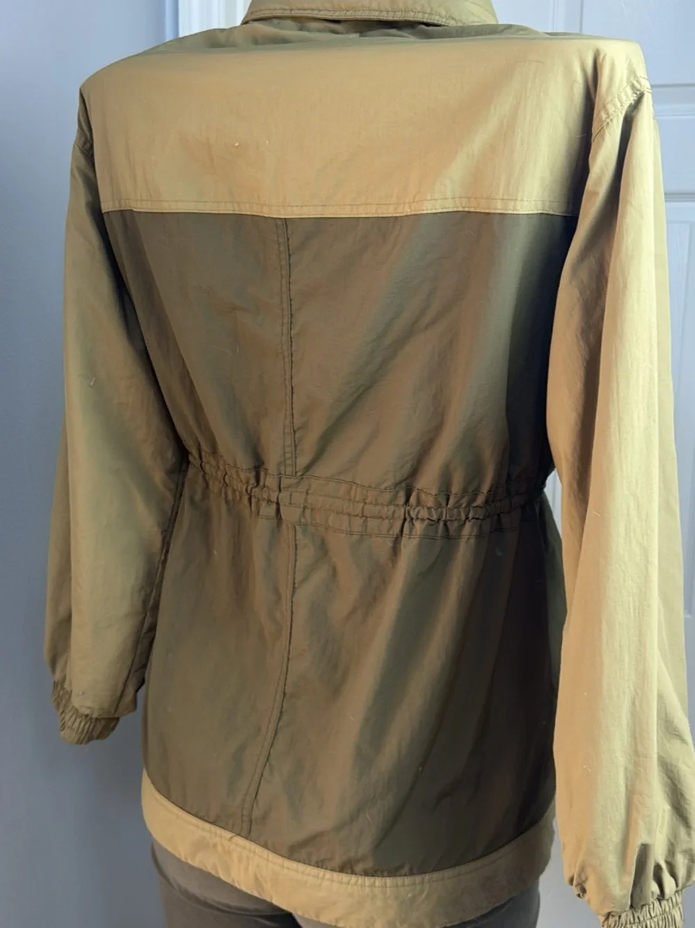 Women’s Two-Tone Olive Utility Jacket
